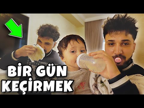 UŞAQ BAXARAQ BİR GÜN KEÇİRMƏK (Azeri Youtuber)