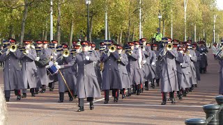 The Band Of The Welsh Guards And British Army Band Colchester Changing The Guard