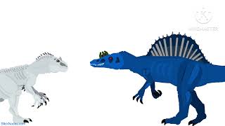 Spinobro14 Vs Indominus Rex Sticknodes Animation Youtubers Oc Vs Jurassic World