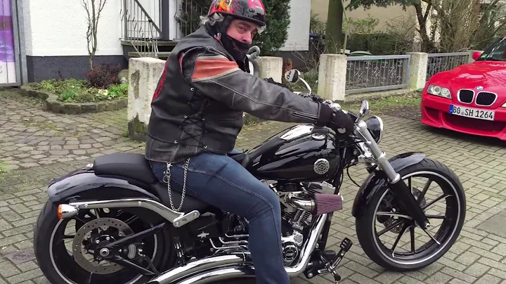 Harley Davidson FXSB Breakout 800 Rpm Sound