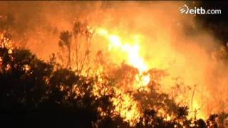 Controlado el incendio declarado anoche en Trapagaran