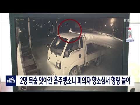 2명 목숨 앗아간 음주뺑소니범 항소심서 형량 늘어/대전MBC