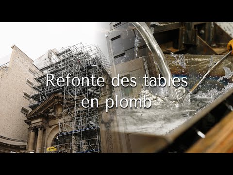 Refonte des tables en plomb du dôme de Notre-Dame de Consolation