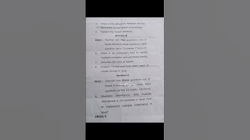 Java Programming and Dynamic (Webpage Design) B.C.A Question Paper CCSU 2025 #akshaykhanna #viral