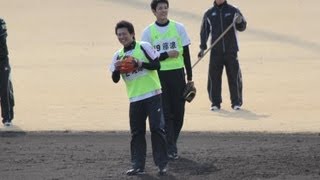 阪神タイガース 新人合同自主トレ9 『ノック』(2013/1/20)