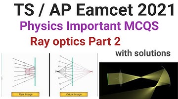 Ray optics part 2 important questions for Eamcet 2021