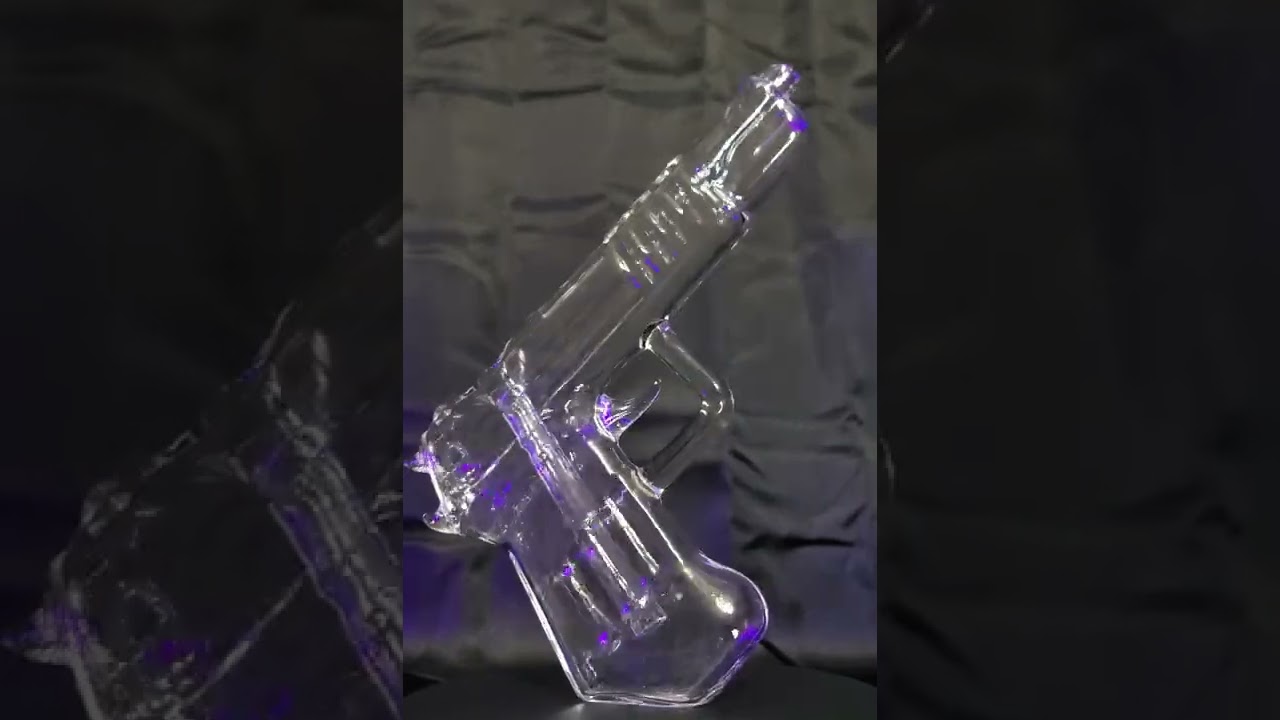 smoking glass gun bubbler