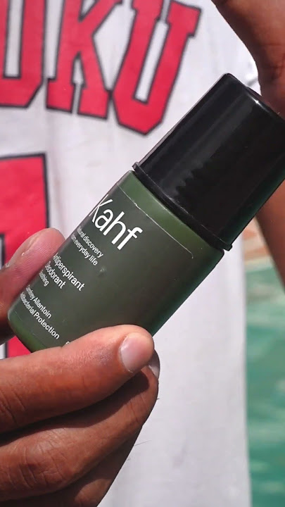 Kahf Antiperspirant Deodorant cegah keringat penyebab bau badan! #PerjalananBerKahf