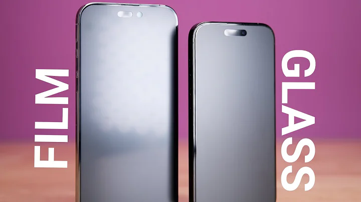 Matte Glass vs Film Screen Protector for iPhone 14 Pro Max!