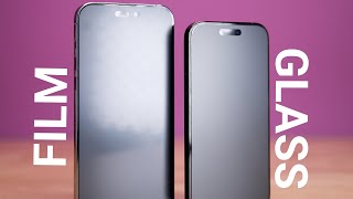 Matte Glass vs Film Screen Protector for iPhone 14 Pro Max!