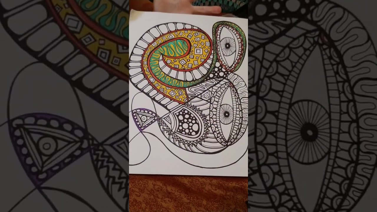 evening drawing/coloring !