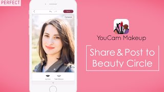 YouCam Makeup Tutorial | How to Share & Post screenshot 5