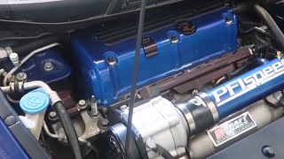 Rotrex Supercharged Civic Rips!!! Over 400hp stock engine!