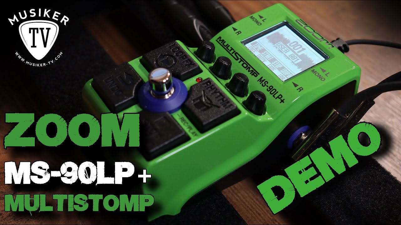 Zoom MS-90LP+ Multistomp - Demo - YouTube