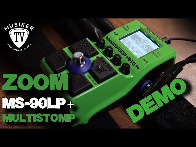 Zoom MS-90LP+ Multistomp - Demo - YouTube