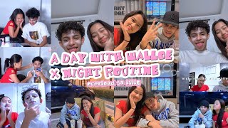 A DAY WITH WALLOE X NIGHT ROUTINE | CHLOE CABASE