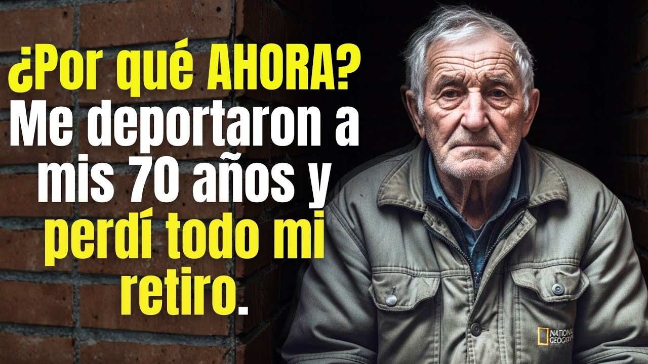 ¿Por qué AHORA? Me deportaron a mis 70 años y perdí todo mi retiro.