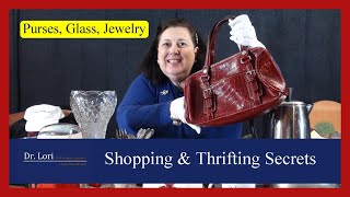Thrift Store Haul Tips | Purses, Jewelry, Glass, Happy Meals, Mid-Century Modern, More by Dr. Lori