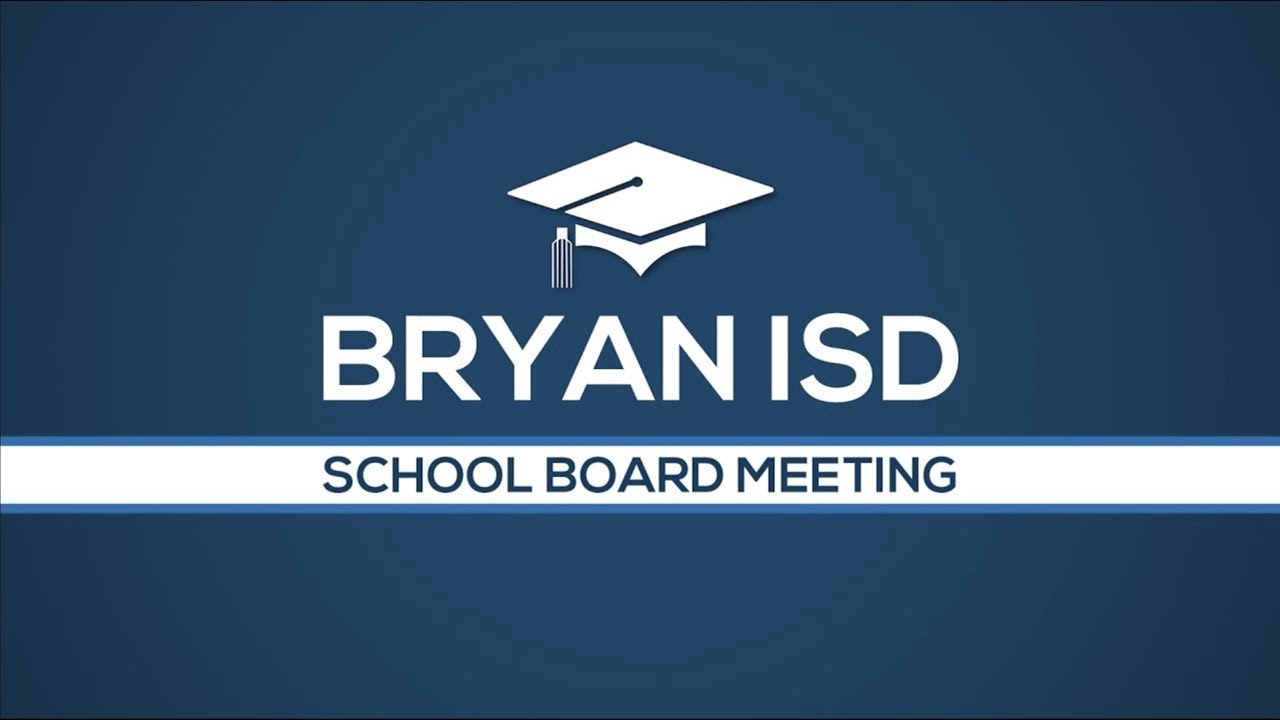 Bryan ISD School Board Workshop, March 4, 2024 - YouTube