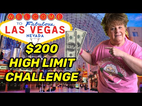 VIRAL $200 HIGH LIMIT SLOT CHALLENGE LAS VEGAS