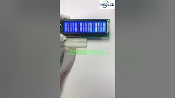 Manufacturer produces 1602 character dot-matrix LCD modules, blue. #electronic