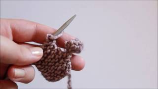 How to Work a Knitted-On Bobble Border, Knitting Stitch Tutorial