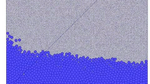 2D incompressible Euler fluid simulation