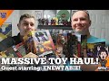 Kato and enewtabie massive toy haul  transformers gijoe star wars marvel legends