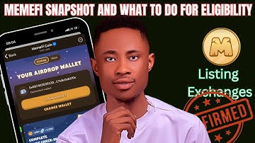 Memefi Snapshot and what to do to be eligible || Memefi  Listing and exchanges to be listed on.
