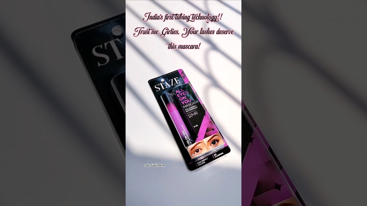 Waterproof and smudgeproof mascara🖤 