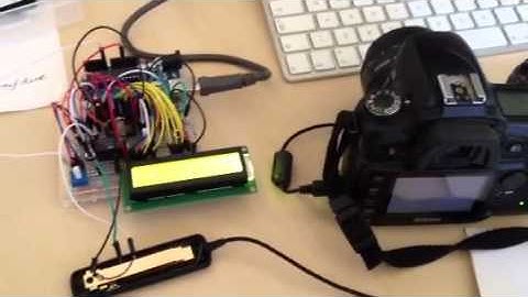 Arduino time-lapse DSLR project
