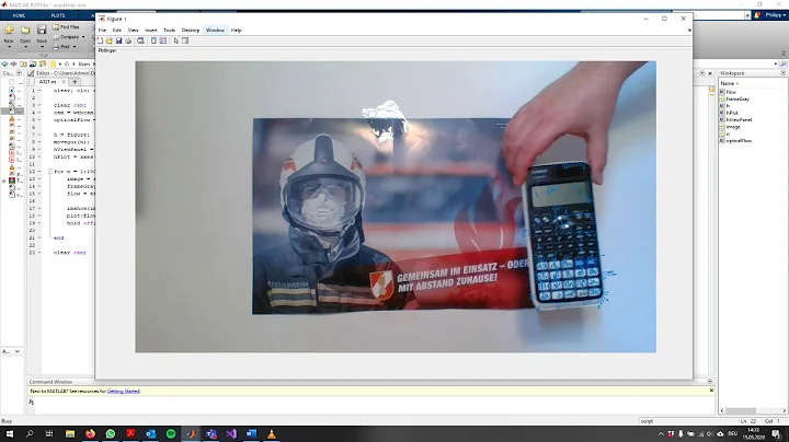 Optical Flow Detection in MATLAB using the Lucas-Kanda-Method