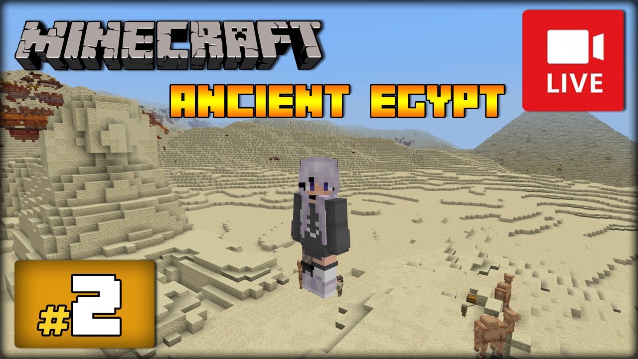 [Archiwum] Live MINECRAFT Ancient Egypt [PS4] 2 "Bombowo" END YouTube
