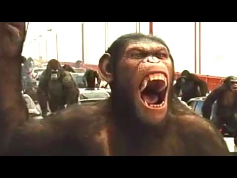 Batalha Na Ponte (1/2) | Planeta dos Macacos: A Origem (2011) DUBLADO HD