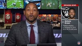 Antonio Brown Traded To The Oakland Raiders