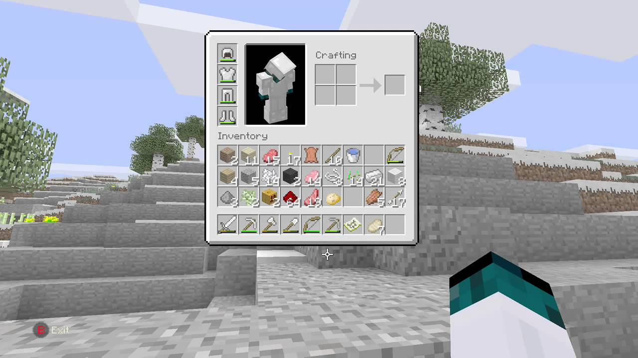 Minecraft Xbox inventory glitch YouTube