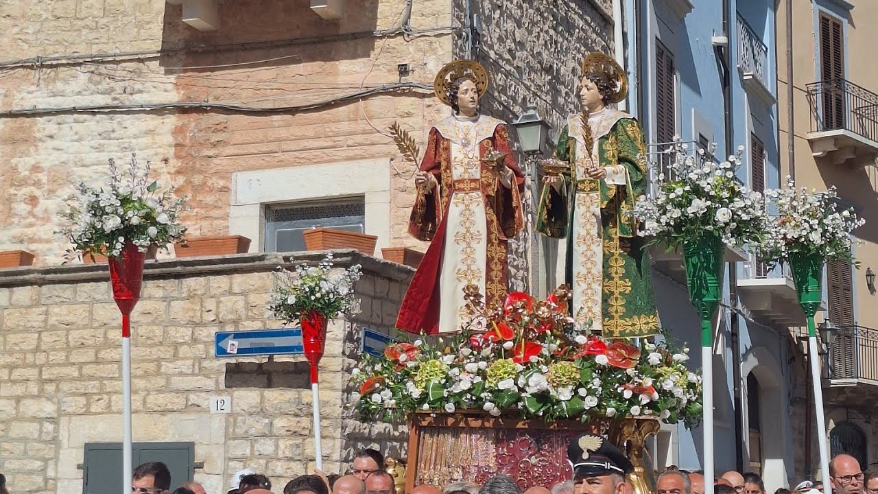 PROCESSIONE SANTI MEDICI - RUVO DI PUGLIA 29/09/2024