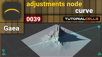 0039. adjustment node ( curve node ) in Gaea