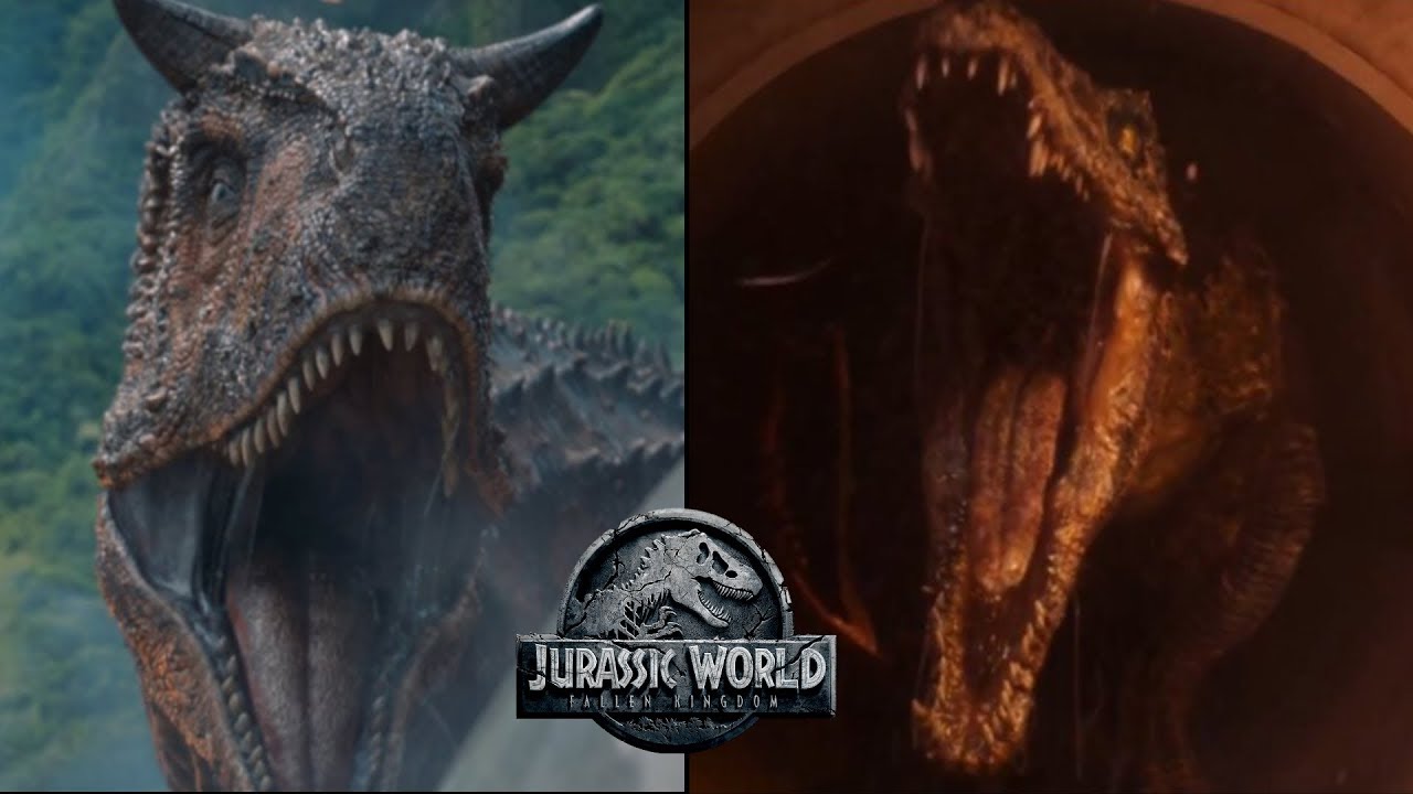 Carnotaurus vs Baryonyx Fight Sequence | Jurassic World Fallen Kingdom