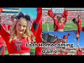 Last Homecoming Game as a College Cheerleader - Vlog