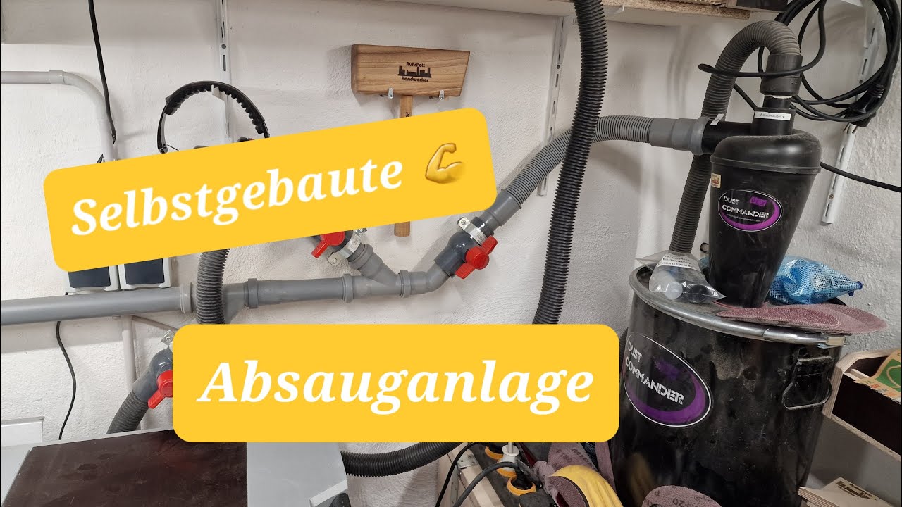 Selbstgebaute Absauganlage 