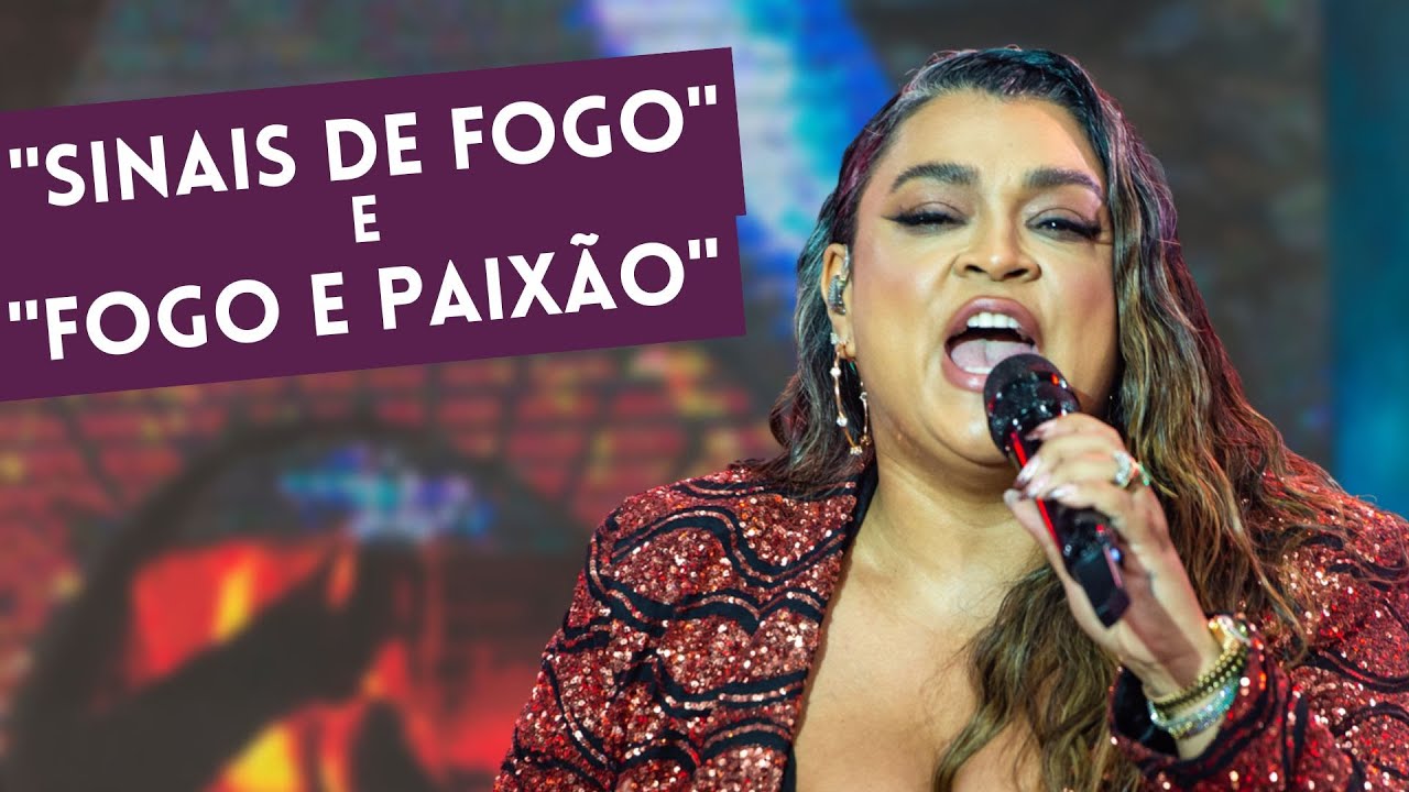 Preta Gil canta “Sinais de Fogo” e “Fogo e Paixão” no Faustão na Band