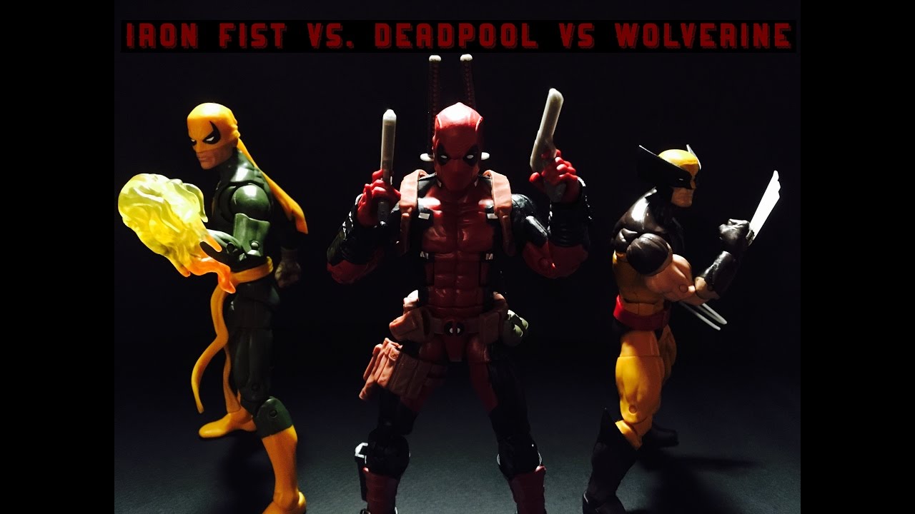 Iron Fist Vs Deadpool Vs Wolverine (Stop Motion) YouTube