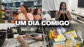 UM DIA COMIGO - EVENTO DE MAKE | COMPRINHA PARA A CASA + mercado