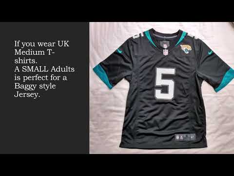 how to size an nfl jersey