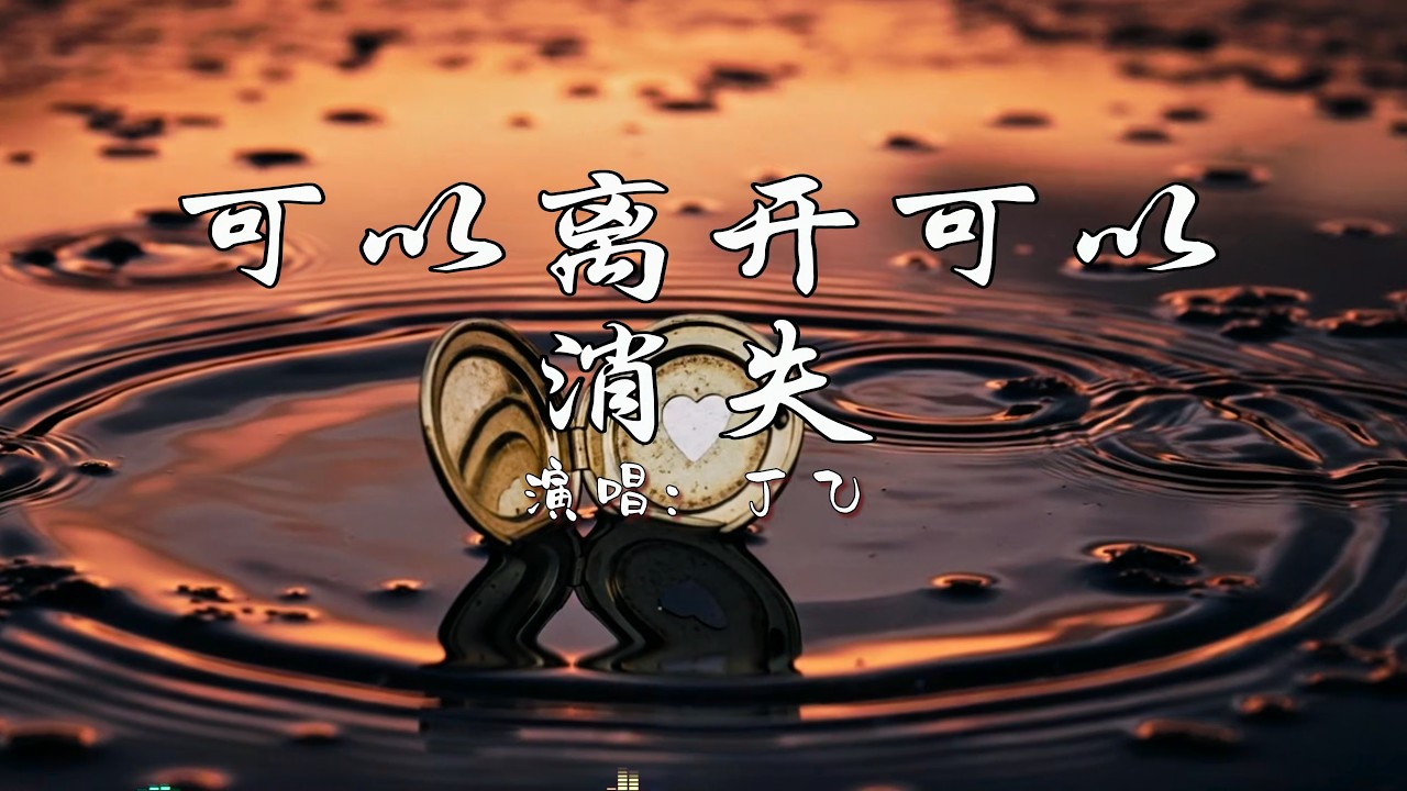 丁乙 - 可以离开可以消失 [都说深情的人会被深情凌迟 我可以离开可以不爱可以消失] - Song Video | 动态歌词🎵 - YouTube