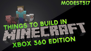 Things to build in Minecraft Xbox 360 Edition EP. 164. Simple Campsite.