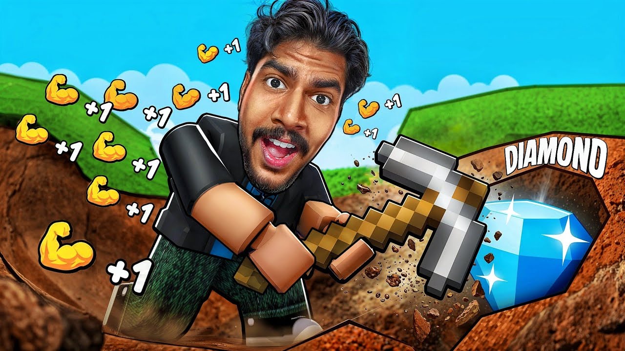 Becoming Billionaire in Roblox +1 Mine Per Click!!