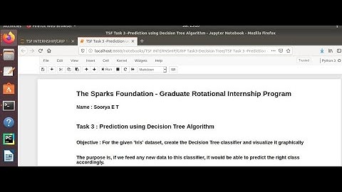 The Sparks Foundation Internship  - Task 3
