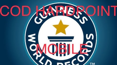 NEW WORLD RECORD?!?! COD MOBILE HARDPOINT